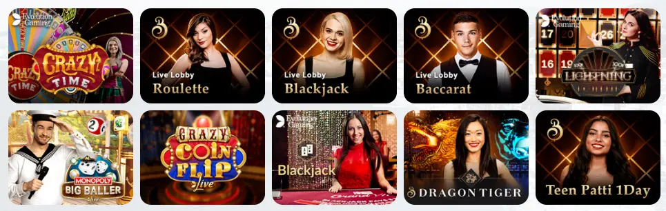 Jeux de casino en direct BIG CLASH CASINO